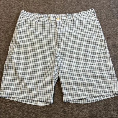 Peter Millar Shorts Mens 36 Blue Green Plaid Golf Crown Sport Ready To Wear EUC - Image 1 of 4