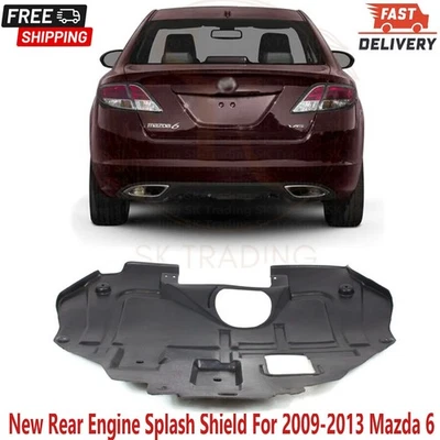 Protector contra salpicaduras motor trasero compatible con Mazda 6 2009-2013 Foto 1 de 4