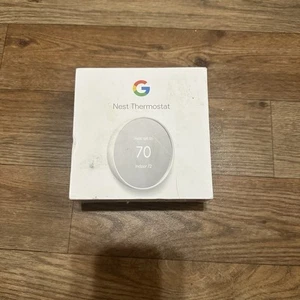 Google Nest programmierbarer Thermostat SNOW Color GA01334-US NEU VERSIEGELT - Bild 1 von 4