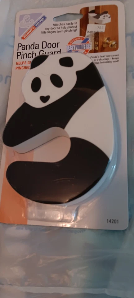 Protector de pellizco de puerta de panda ayudante de mamá a prueba de bebés elección parada de prueba de seguridad Foto 1 de 1