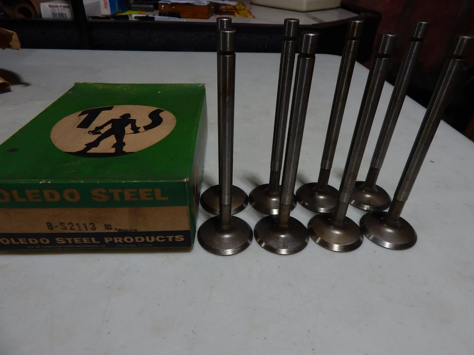 TRWS2113 EXH VÁLVULAS 1955-56 PACKARD/NASH 5540,5560,5580,5640,5680 8CYL OEM440664 Foto 1 de 4