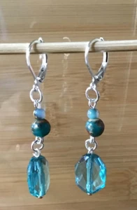 Ohrringe Türkis Boho inspiriert - Bild 1 von 3