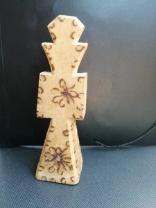 Rumänisches religiöses heiliges Brot Holzsiegel Prosphora Stempel traditionell orthodox - Bild 1 von 12