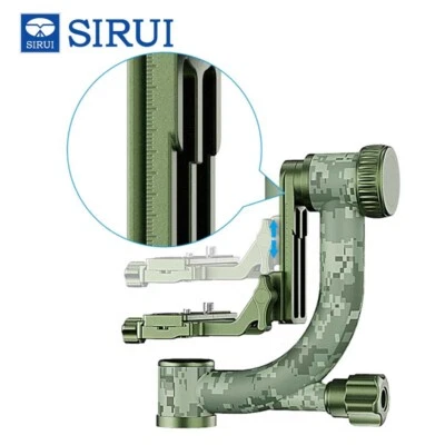 SIRUI CH20 Gimbal Head Carbon Fiber Tripod Head for Heavy Lens Professional - Image 1 of 4