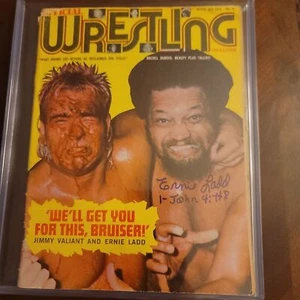 Ernie Ladd Full Magazine Photo signed auto handsigniert - Bild 1 von 2
