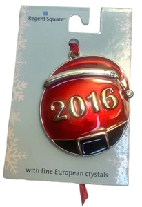 Regent Square 2016 Weihnachtsmann Anzug rot, gold Ornament europäische Kristalle Weihnachten Neu - Bild 1 von 4
