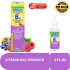 Spring Valley Sublingual Liquid Vitamin B12 5000 mcg Energy + Metabolism 2 fl oz