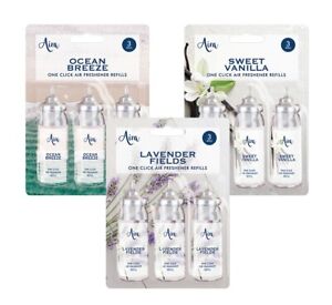 3x Glade Sense And Spray Compatible Instant Refills Air Freshener Trio Scents