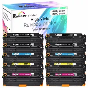 Juego de cartuchos de tóner para HP CE410A -3A 305A LaserJet Pro 400 color M451dn M475dn - Imagen 1 de 9