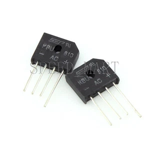 2 pcs KBU810 Bridge Rectifier Gleichrichter 1000V AC change DC 8A KBU-810 - Picture 1 of 4