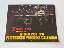 1990-91 Pittsburgh Penguins Foodland Promotional Calendar