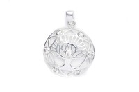Baum Des Lebens Venice Anhänger Kristall 925er Silber Symbol Schmuck - Neu
