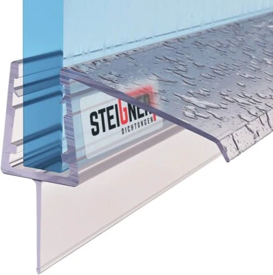 STEIGNER Guarnizione Doccia Spessore Vetro 5/6/7 Mm, Dritto PVC UK21