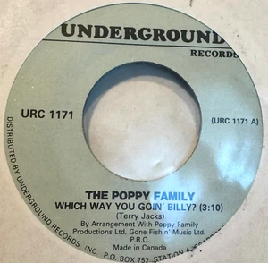 POPPY FAMILY * 45 * Which Way You Goin' Billy? / That's UNPLAYED MINT * Vinyl RI - Picture 1 of 1