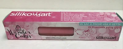 Silikomart Wonder Cakes 24 Disposable Piping Bags/ 36 cm ~ NIP  /Made in Italy - Image 1 of 4