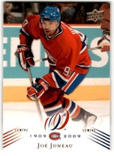 2008-09 Upper Deck Montreal Canadiens Centennial Joe Juneau** #110 Montreal