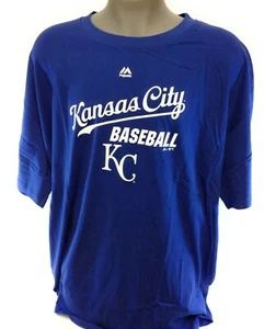 Camiseta de béisbol para hombre Majestic Kansas City Royals MLB Destiny con serigrafía - Imagen 1 de 2
