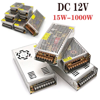 DC 12V 2A-83A Switching Power Supply Transformer Adapter Driver Led Strip Light - Image 1 of 4