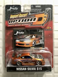 JADA 1:64 Import Racer NISSAN SILVIA S15 Sealed! Orange Tanabe Wave 8 #074 - Picture 1 of 3