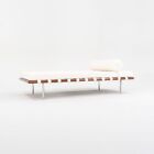 2023 Mies van der Rohe for Knoll Barcelona Daybed in White Leather, Model 258L