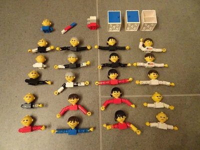 Konvolut 21x LEGO Homemaker Family Figuren 1974 & 3 Lego Schränkchen - Bild 1 von 3