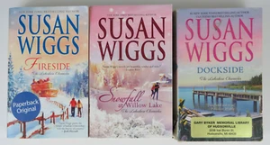 Susan Wiggs PB - Lot of 3 -The Lakeshore Chronicles - Fireside Dockside Snowfall - Picture 1 of 9