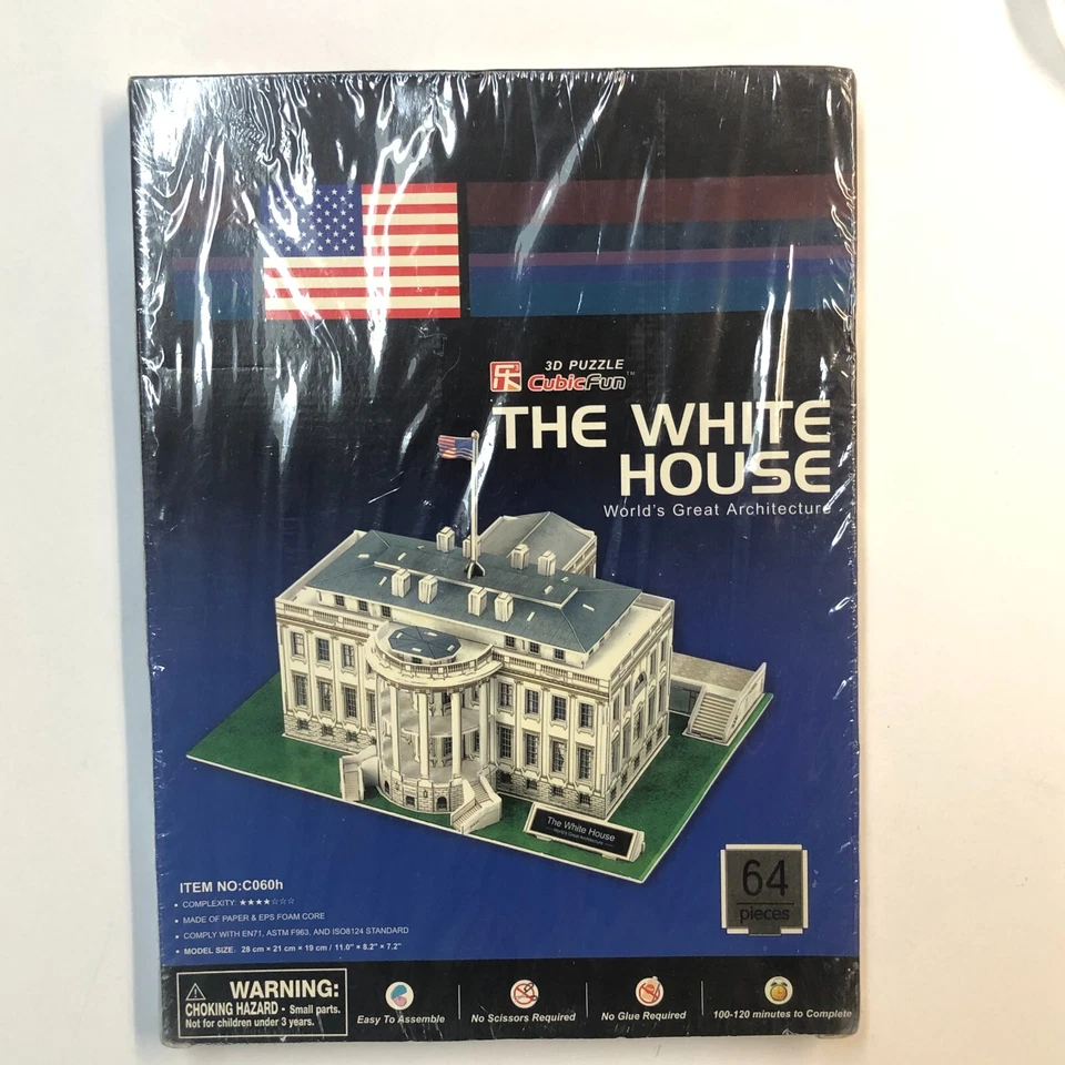 Cubic Fun C060H The White House 3d Puzzle