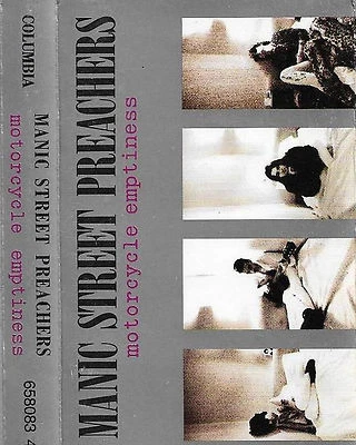 MANIC STREET PREACHERS MOTORCYCLE EMPTINESS CASSETTE SINGLE INDIE ROCK  - Image 1 of 4