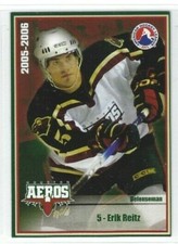 2005-06 Houston Aeros (AHL) Erik Reitz