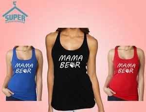 Mama Bär TANK TOP Mama Mutter Mama Tank Top Familie T-Shirt Muttertag T-Shirt - Bild 1 von 2