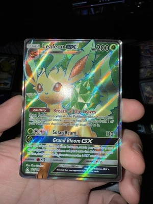 Pokemon TCG Leafeon GX Fullart 139/156 Ultra Prism Holo Ultra Rare - Image 1 of 4