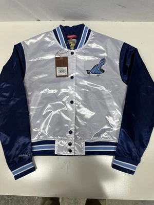 Women's Mitchell & Ness Philadelphia Phillies Cropped Satin Full-Snap Jacket XL - Image 1 of 4