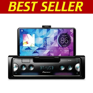 In-Dash Car Stereo with Bluetooth, 13-Band EQ, and Customizable Lighting Effects - Picture 1 of 8
