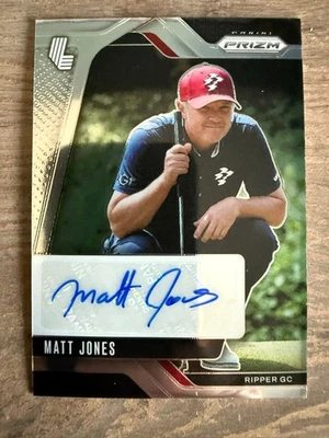 MATT JONES 2025 Panini Prizm LIV Golf Autograph Auto - PWE - Image 1 of 2