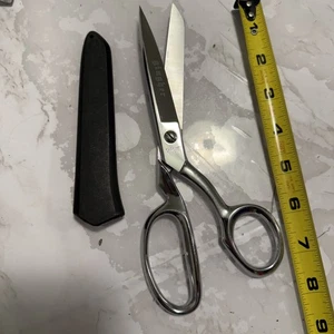 Gingher 8 Zoll Schneiderschere Chrom Brasilien Stoffschere - Bild 1 von 6