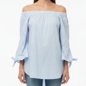 TIBI traumhafte schulterfreie Baumwollbluse schönes 3/4 Arm Detail 10 / L - Bild 1 von 7