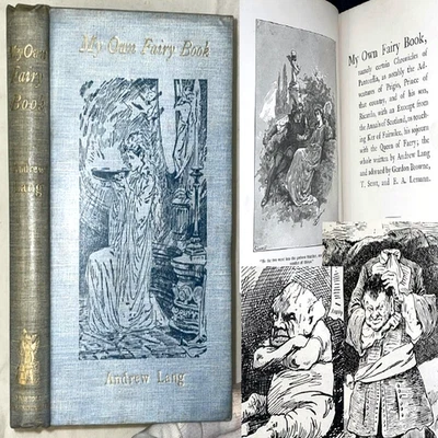 1895 MY OWN FAIRY BOOK ANDREW LANG 1ST EDITION PRINCE GOLD ORIGINL CLOTH FANTASY - Image 1 of 4