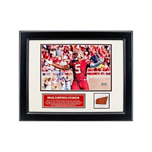Jared Verse Florida State LE/50 autografato 11x14 incorniciato originale mattone Stad CX/LOA - Foto 1 di 4