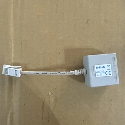 D-Link DSL ADSL VDSL Microfilter Filter Splitter For UK Sockets - Image 1 of 2
