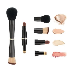 Professional Makeup Brush Set, 4 in 1 Double Ended Makeup Brush for Women and... - Picture 1 of 9