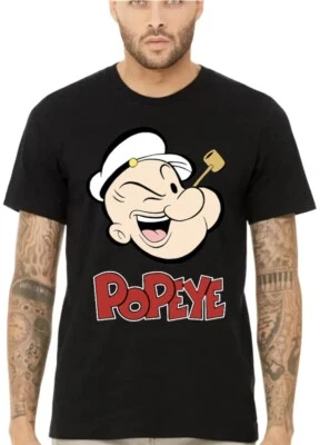 Camiseta icónica de dibujos animados de Popeye the Sailor Man Foto 1 de 3