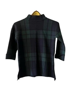 Maglione Tahari donna taglia grande maglia a quadri misto poliestere classico comfort città - Foto 1 di 13