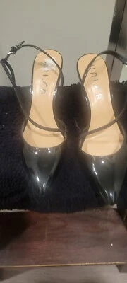 UNISA Black Sling Back Heels Size 11M - Image 1 of 4