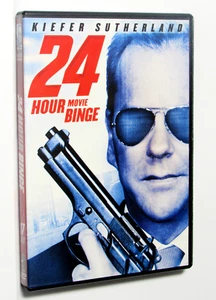 24 Hour Movie Binge 17 Action Movies (DVD Box Set) Kiefer Sutherland + FREE - Picture 1 of 3