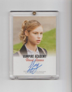 Vampire Academy Blood Sisters Movie Autograph Trading Card Lucy Fry Lissa (H2)