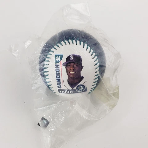 New MIKE CAMERON #44 Seattle Mariners 2002 Chevron FOTOBALL Collectible Baseball Cover