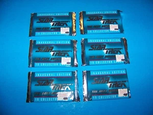 Star Trek The Next Generation Trading Cards (6 packs) Vintage 1992 - Imagen 1 de 2