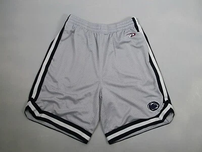 Pantalones Cortos De Colección Pro Player Penn State Nittany Lions Para Hombre M Gris Azul Blanco Y2K Foto 1 de 4