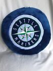 New * Officially Licensed MLB Seattle Mariners  12" Baseball Travel Cloud Pillow