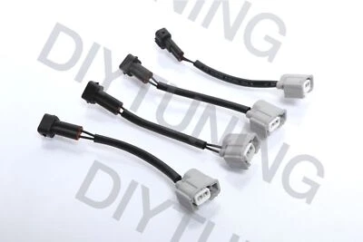 Adaptadores de arnés de cableado inyector de combustible TRC (4x) Acura RDX 410cc para Honda OBD2 Foto 1 de 3